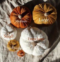 BOUCLÉ Pumpkins in Soft White