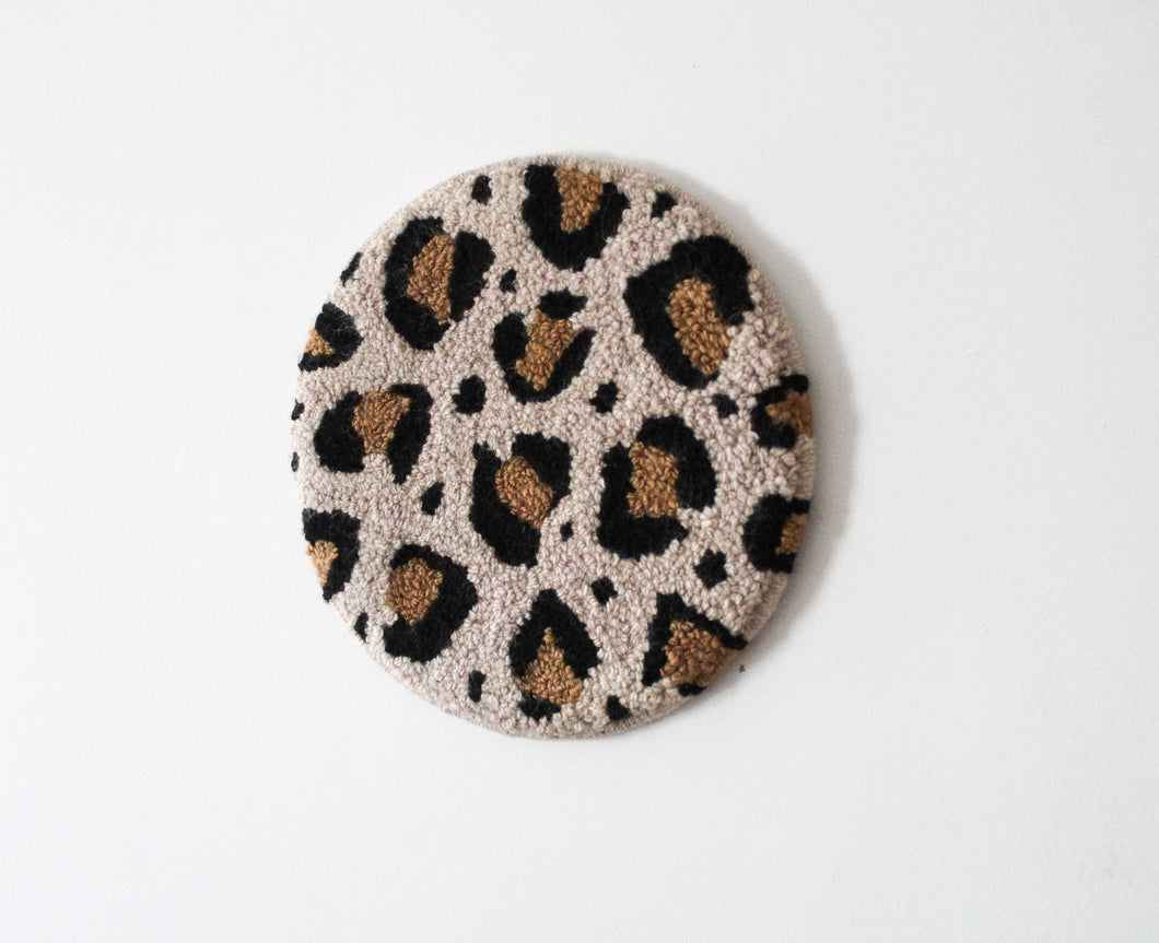 Midi Leopard Print fibre art **SAMPLE SALE**