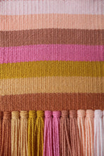 Striped retro sunset mix weave