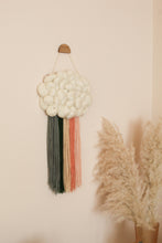 **SAMPLE SALE** Cloud Woven Wall Hanging in Pinks and Greens Mix