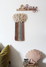 Cloud Woven Wall Hanging in Soft Muted Sand Mix
