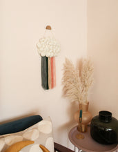 **SAMPLE SALE** Cloud Woven Wall Hanging in Pinks and Greens Mix